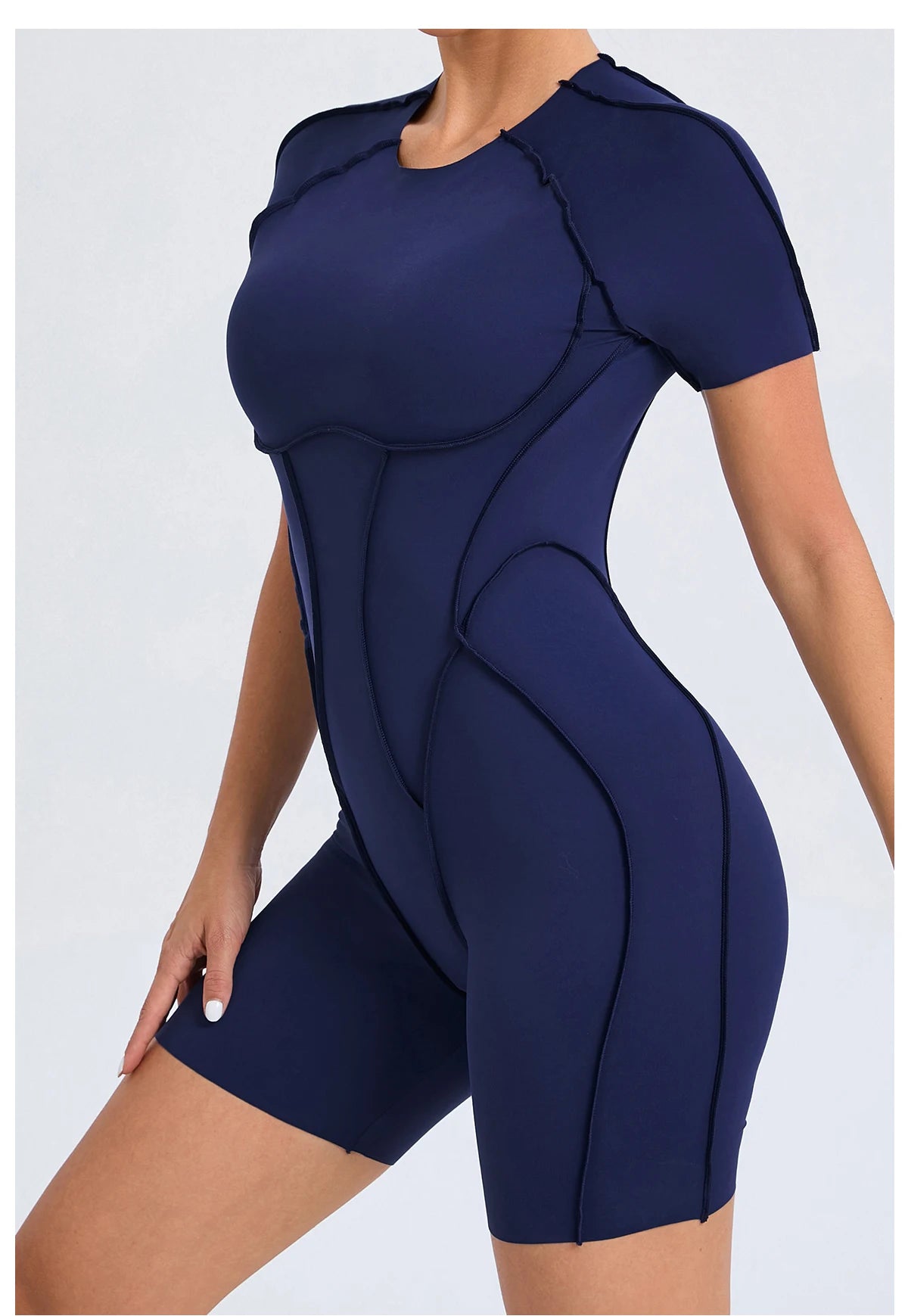 Sleek Black High-Neck Bodysuit