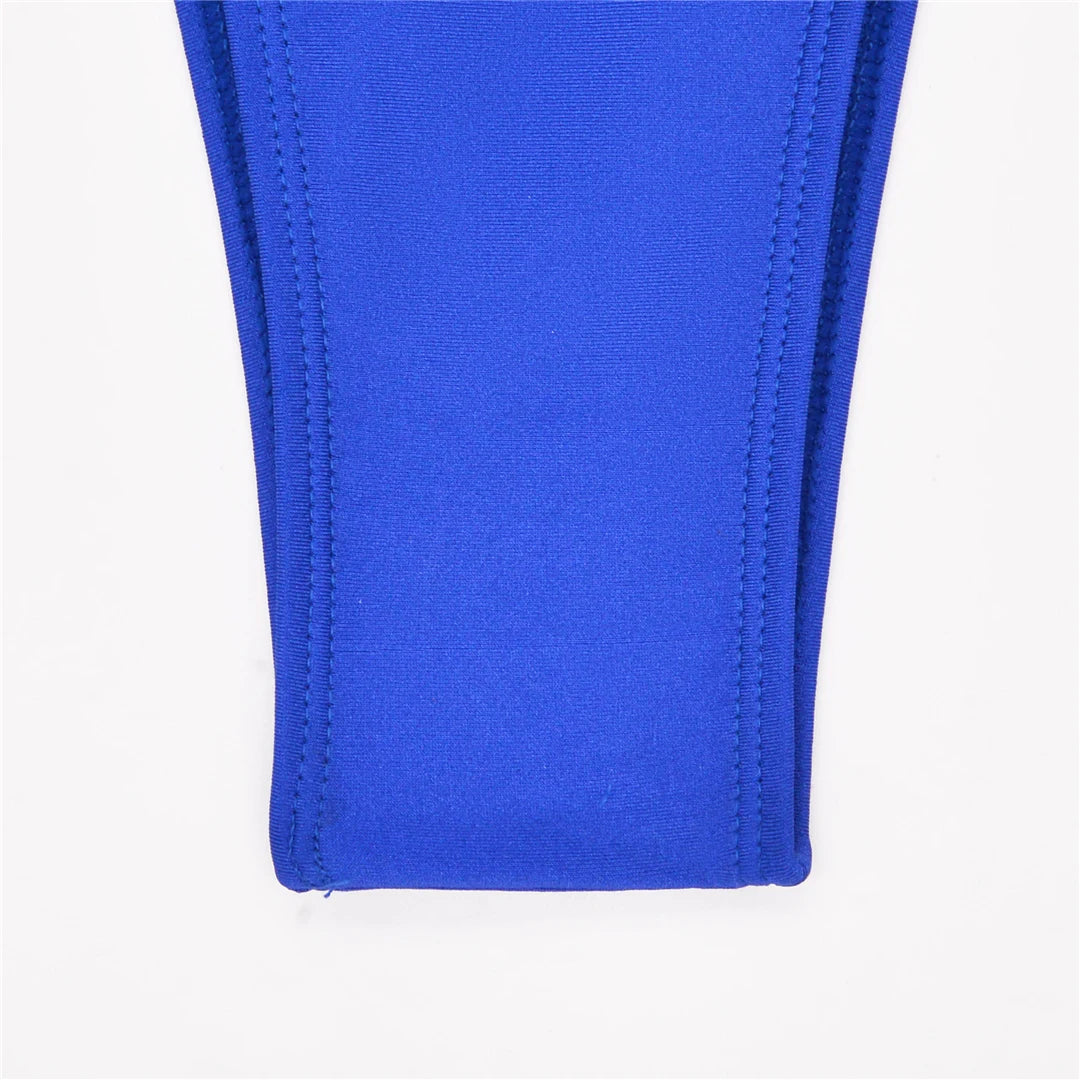 S - XL New Sexy High Leg Cut Bikini Women Swimwear Female Swimsuit Two-pieces Bikini set Bather Padded Bathing Suit Swim V5288