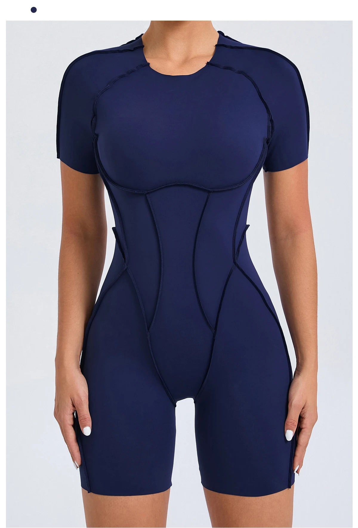Sleek Black High-Neck Bodysuit