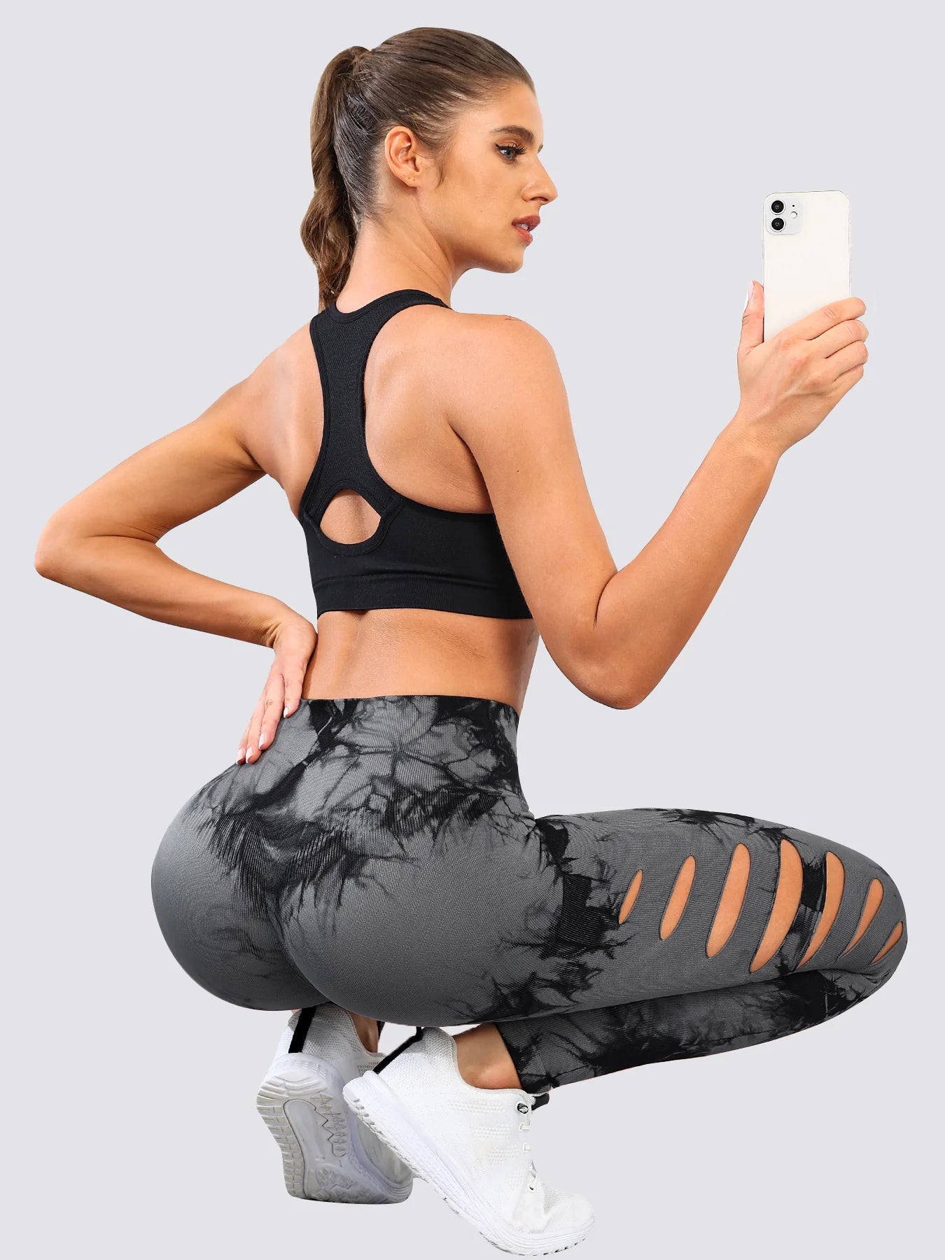 Bold Cut-Out Tummy Control Leggings