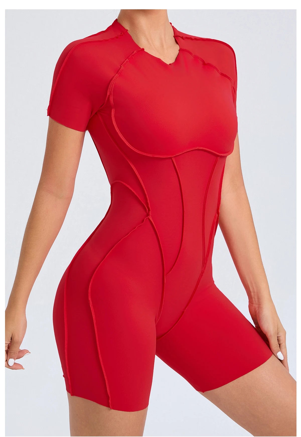 Sleek Black High-Neck Bodysuit