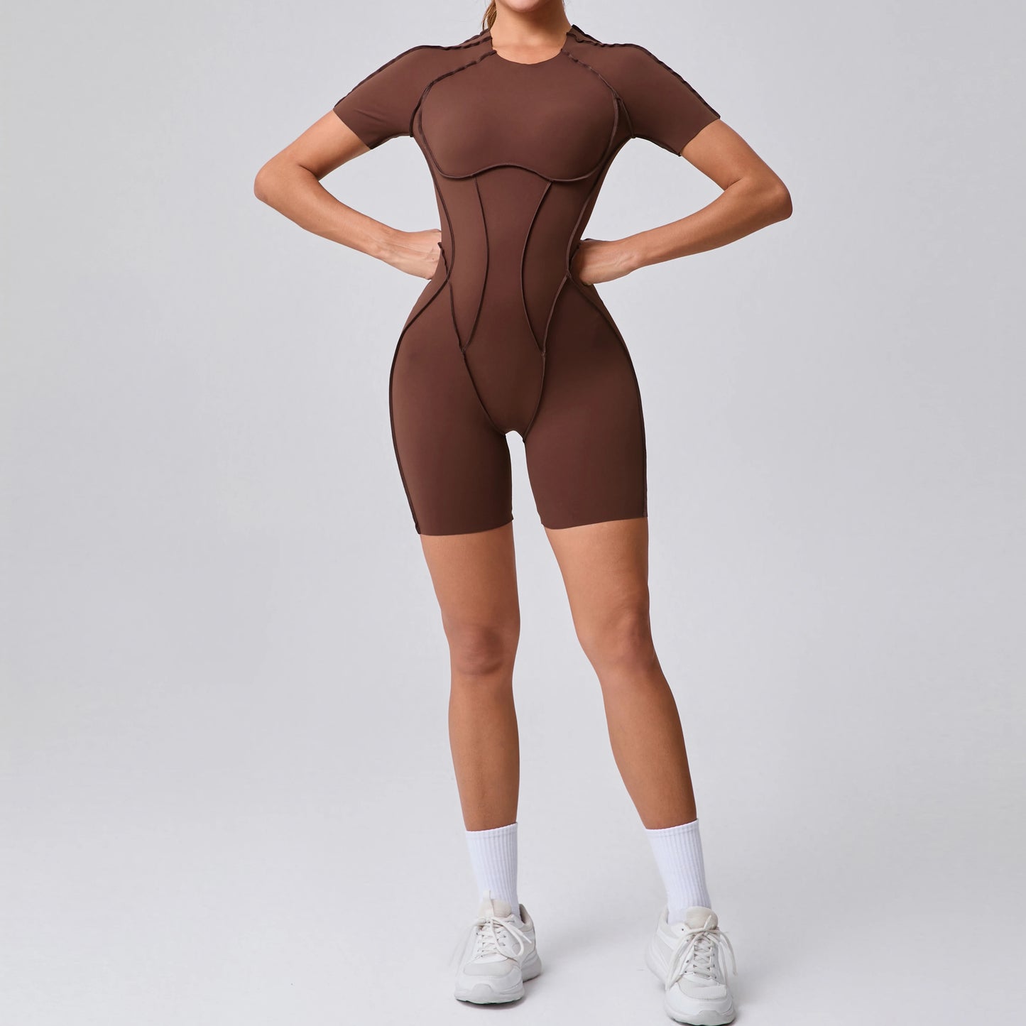 Sleek Black High-Neck Bodysuit