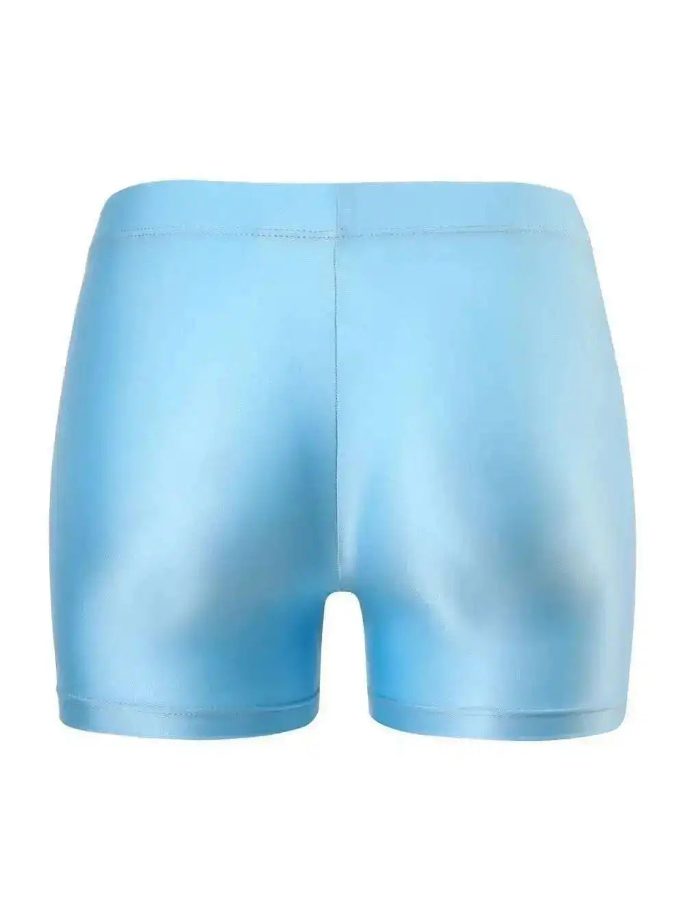 Aqua Dream Shorts - Satin Boxer Style