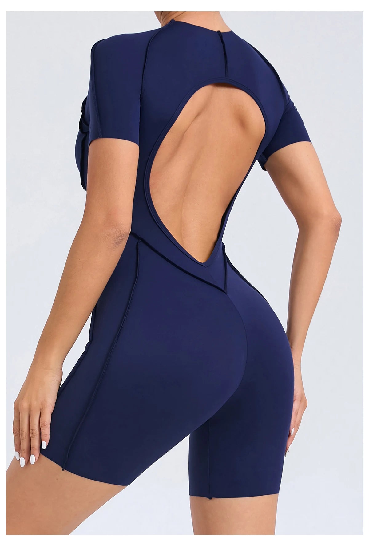 Sleek Black High-Neck Bodysuit