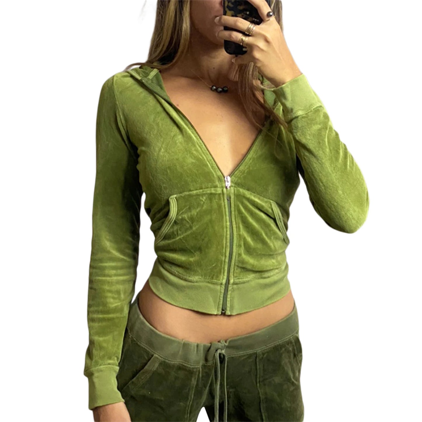 Velvet Vibe Jacket - Plush Zip-Up Layer