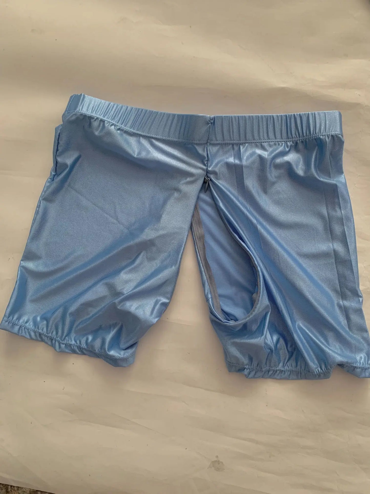 Aqua Dream Shorts - Satin Boxer Style