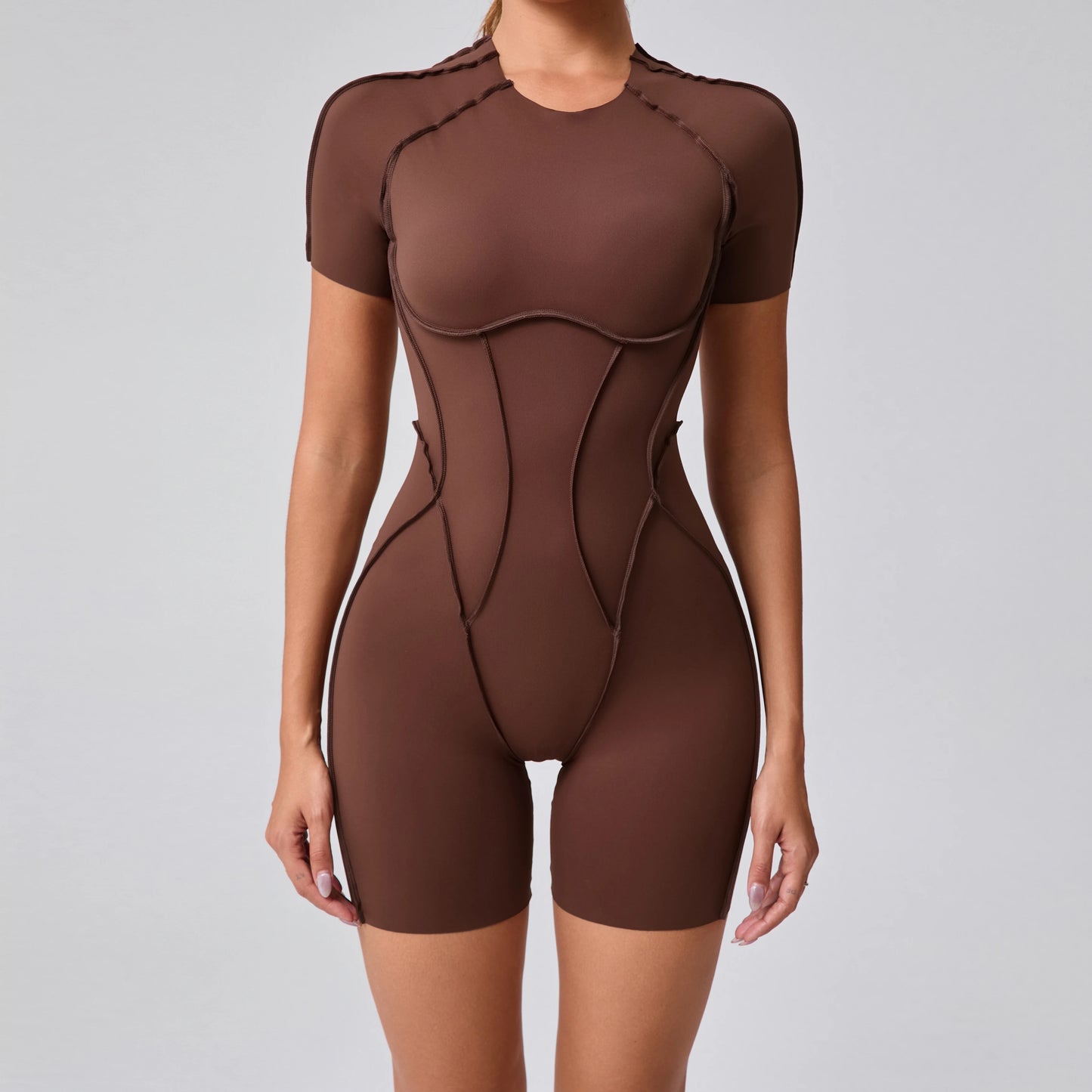 Sleek Black High-Neck Bodysuit