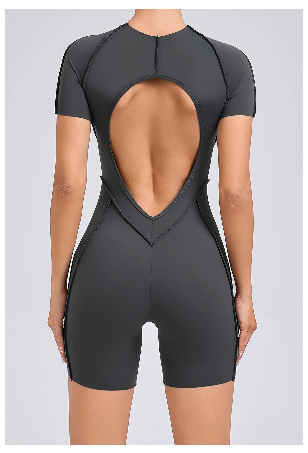 Sleek Black High-Neck Bodysuit
