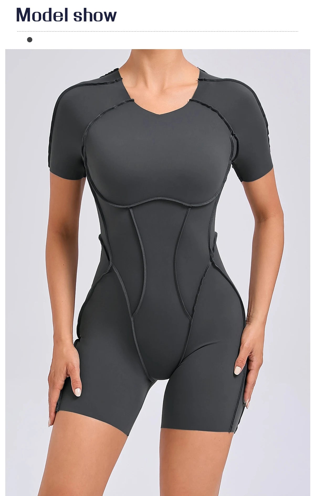 Sleek Black High-Neck Bodysuit