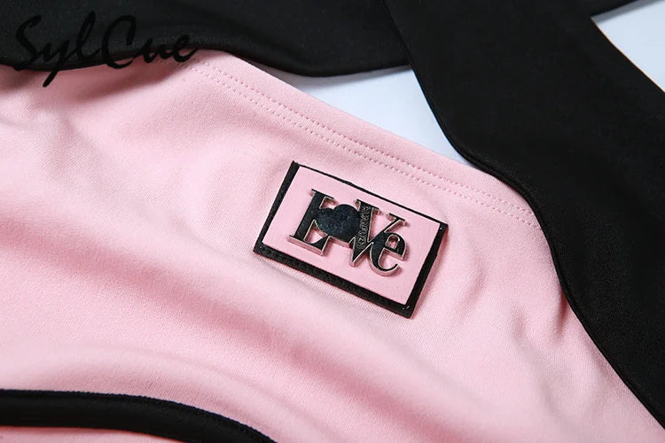 Chic Pink Halter Crop Top
