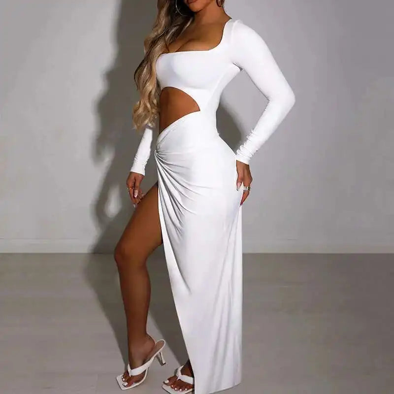 Sultry Cut-Out Maxi Dress