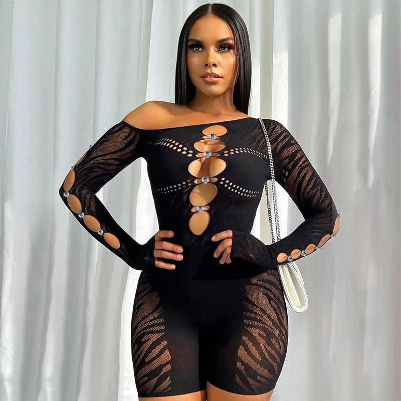 Sexy Cut-Out Bodysuit