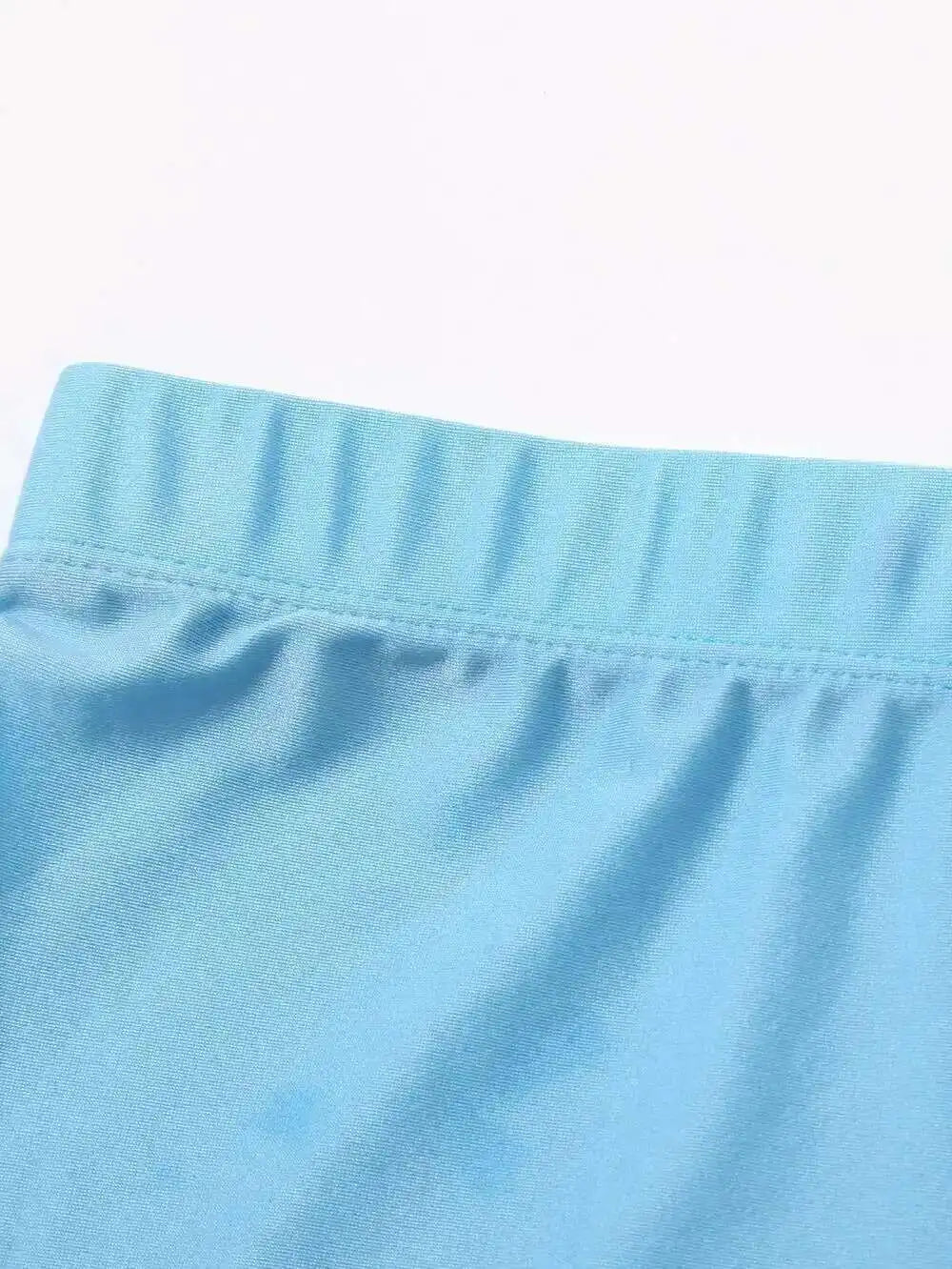 Aqua Dream Shorts - Satin Boxer Style