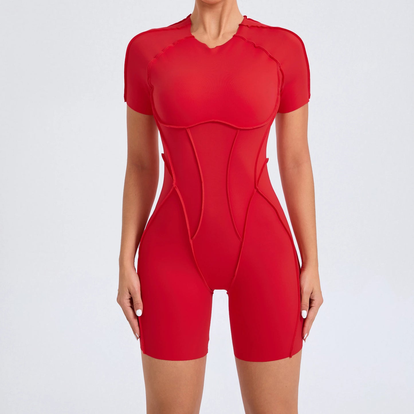 Sleek Black High-Neck Bodysuit