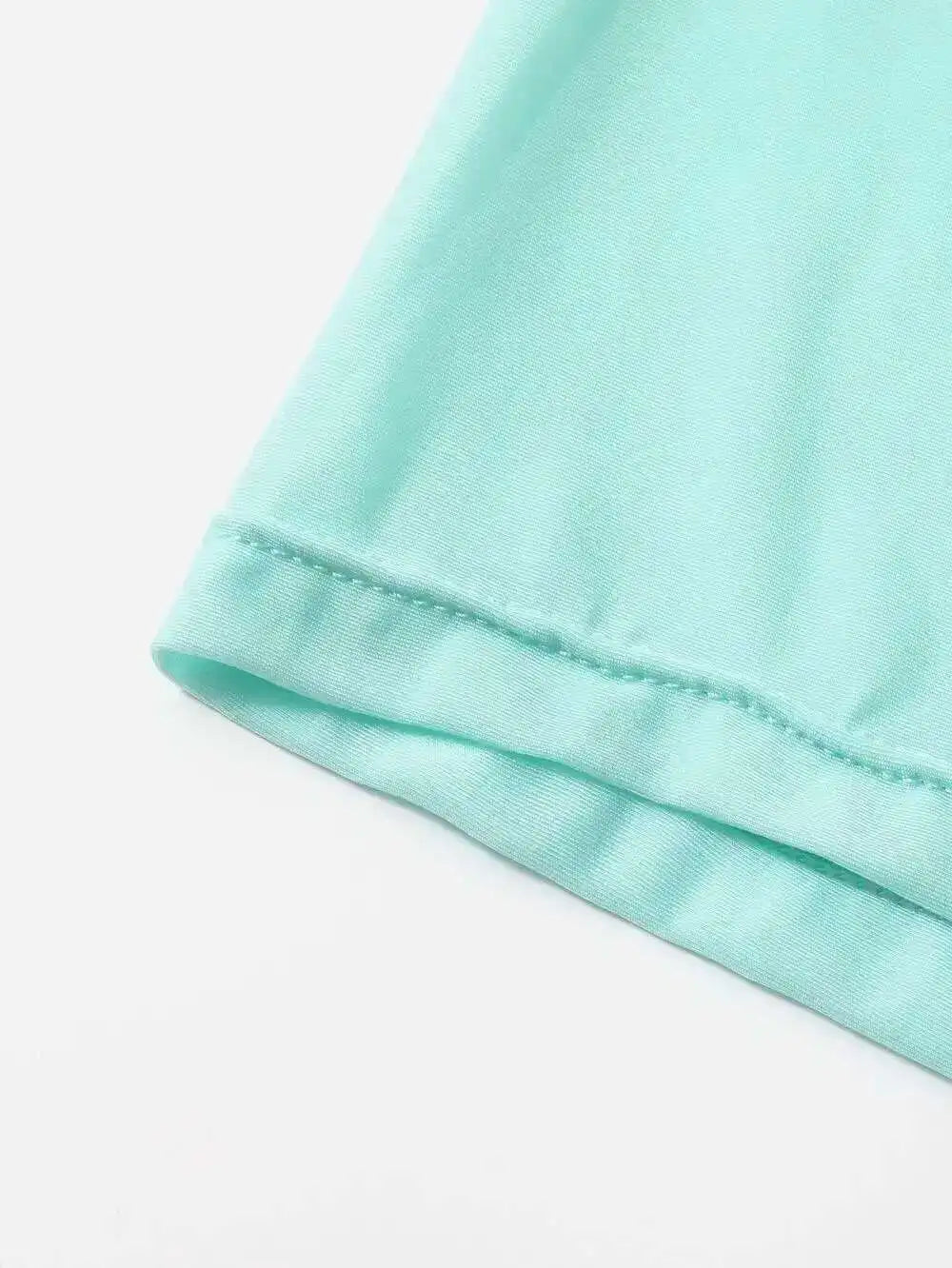 Aqua Dream Shorts - Satin Boxer Style