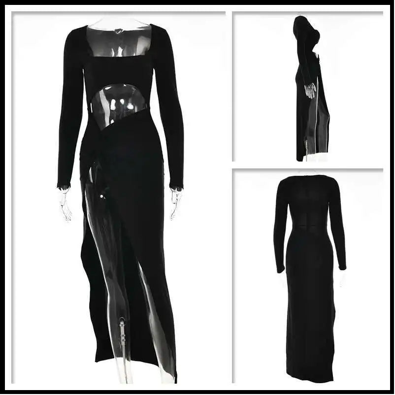 Sultry Cut-Out Maxi Dress