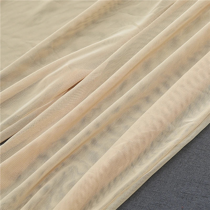 Sheer Seduction Pants - Mesh Drawstring Style