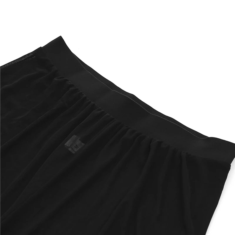 Sheer Seduction Pants - Mesh Drawstring Style