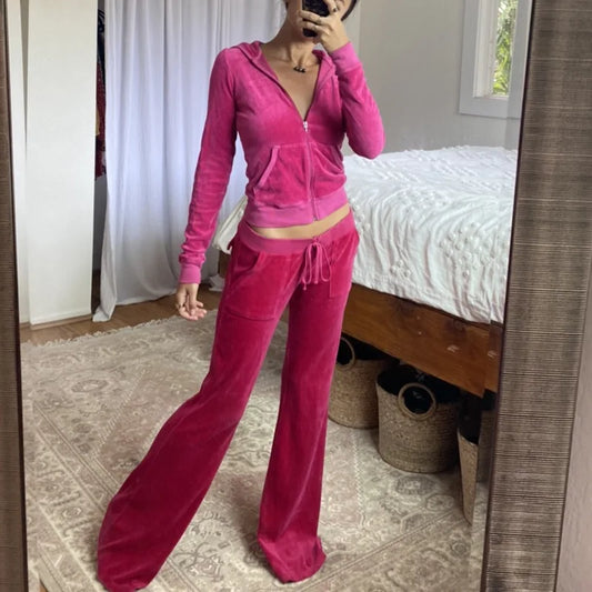 Velvet Vibe Jacket - Plush Zip-Up Layer
