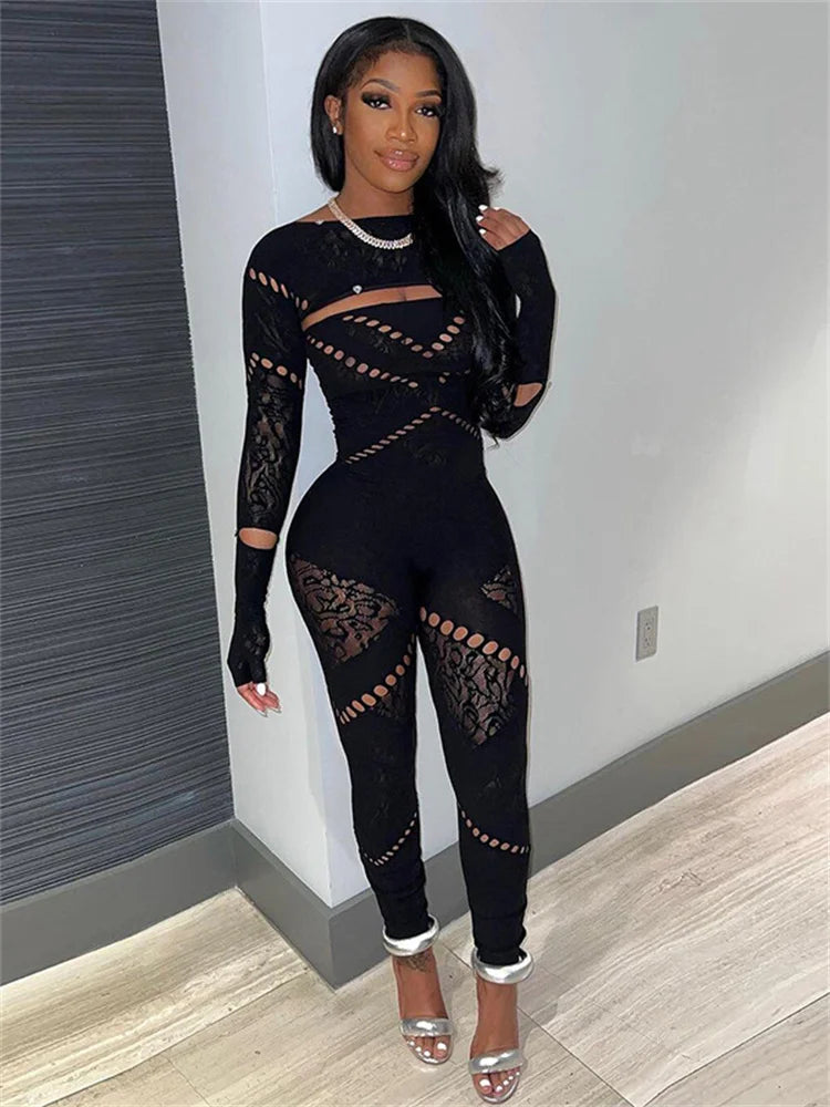 Sexy Cut-Out Bodysuit
