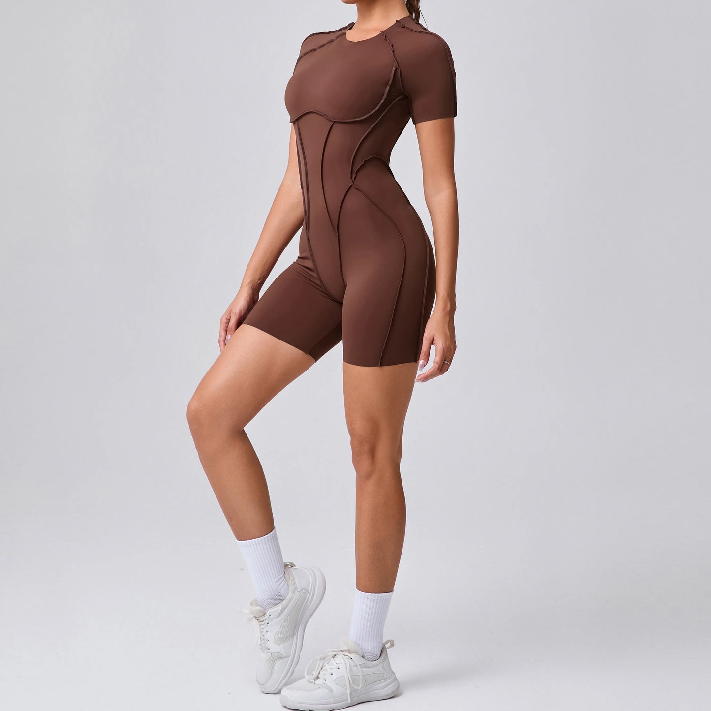 Sleek Black High-Neck Bodysuit