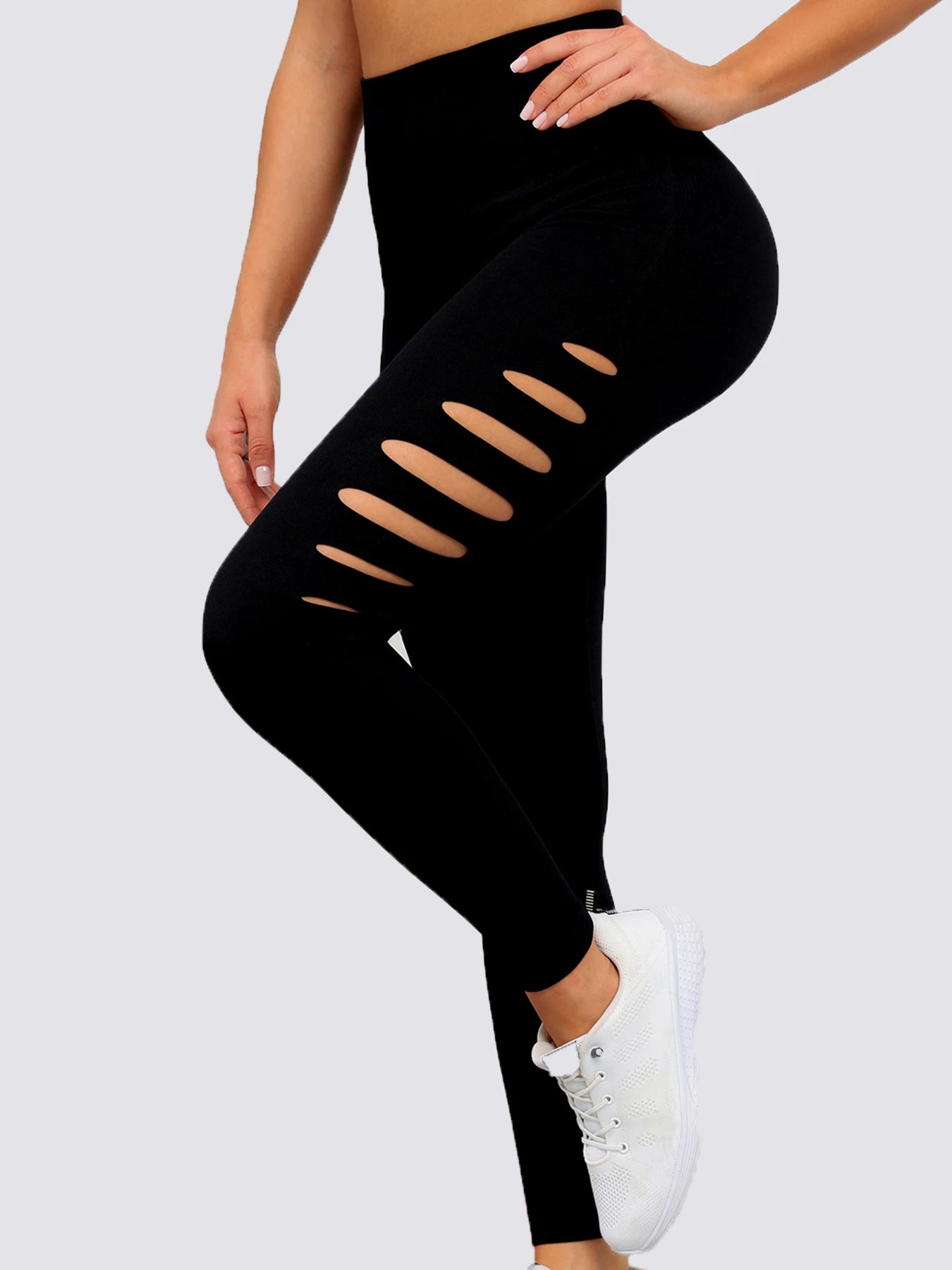 Bold Cut-Out Tummy Control Leggings