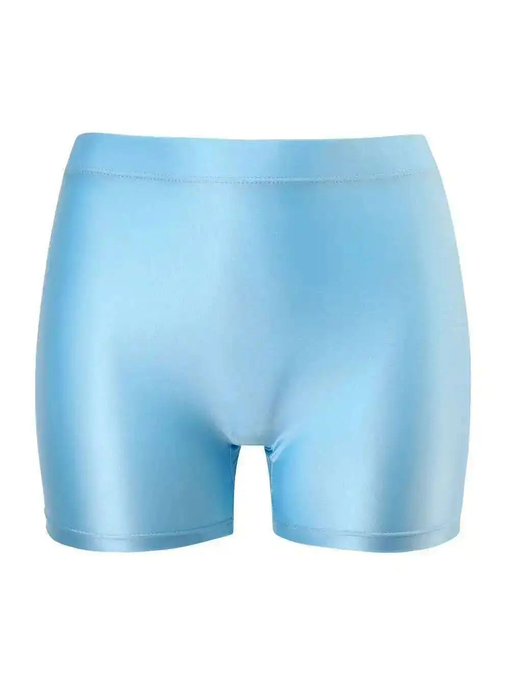 Aqua Dream Shorts - Satin Boxer Style