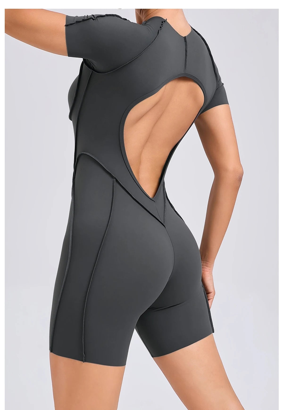 Sleek Black High-Neck Bodysuit